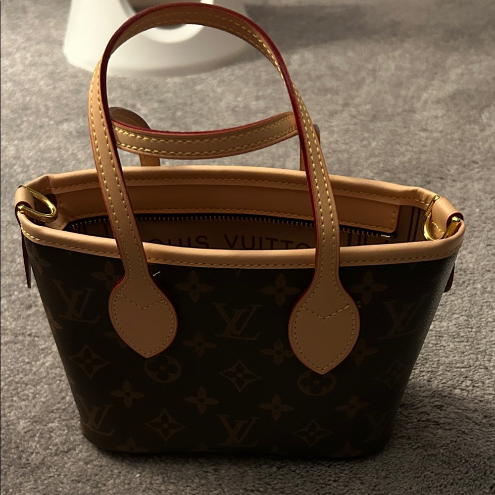 Brown and Tan Mini Bag